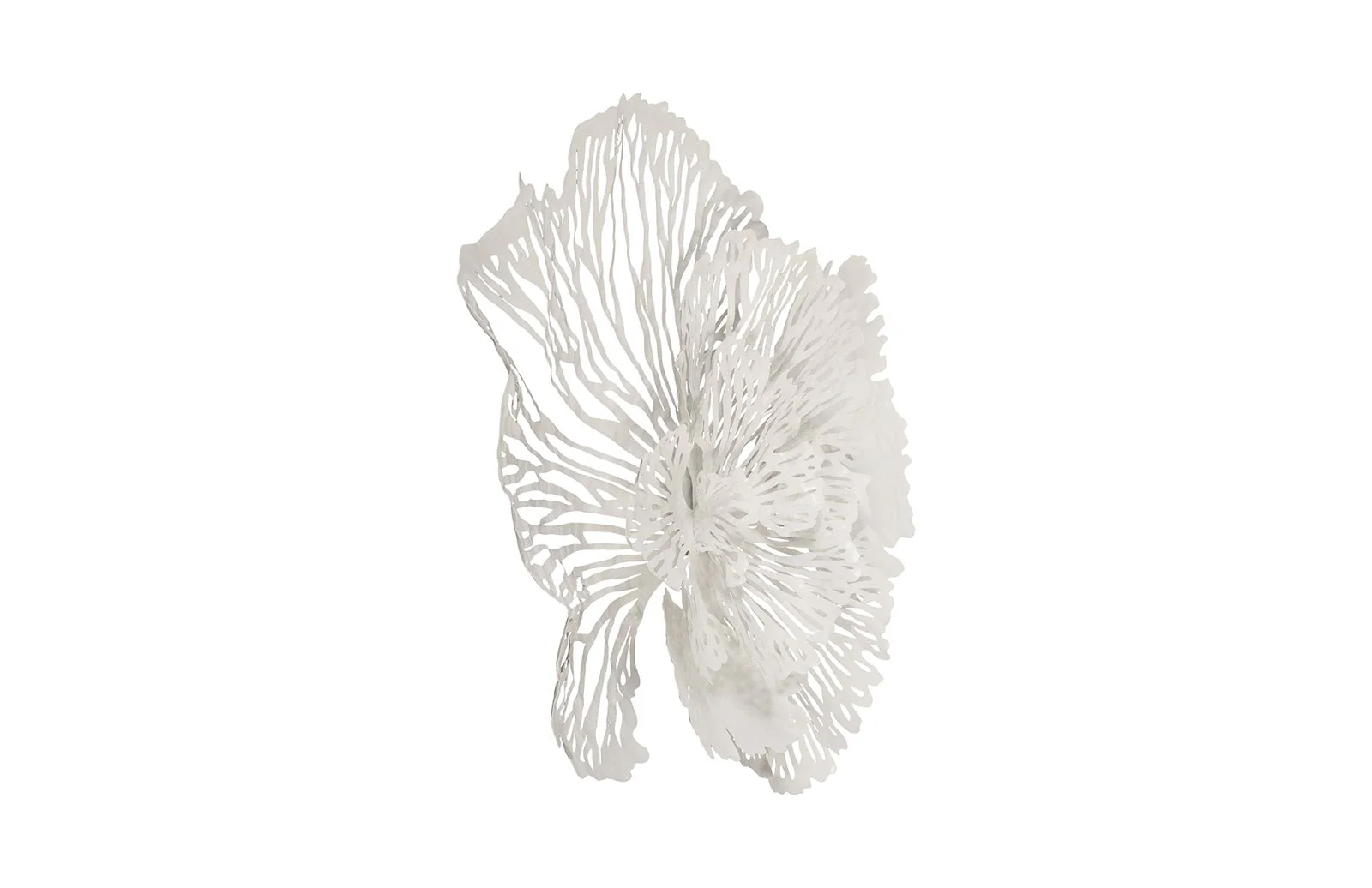 Phillips Collection Flower Wall Art, Medium, White, Metal - Image 10