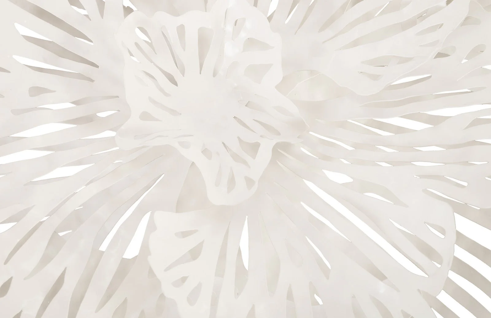 Phillips Collection Flower Wall Art, Medium, White, Metal - Image 11