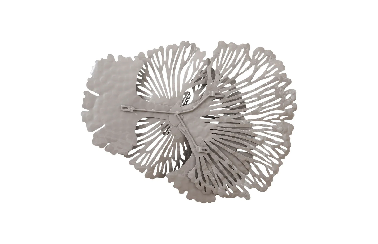 Phillips Collection Flower Wall Art, Small, Gray, Metal - Image 7
