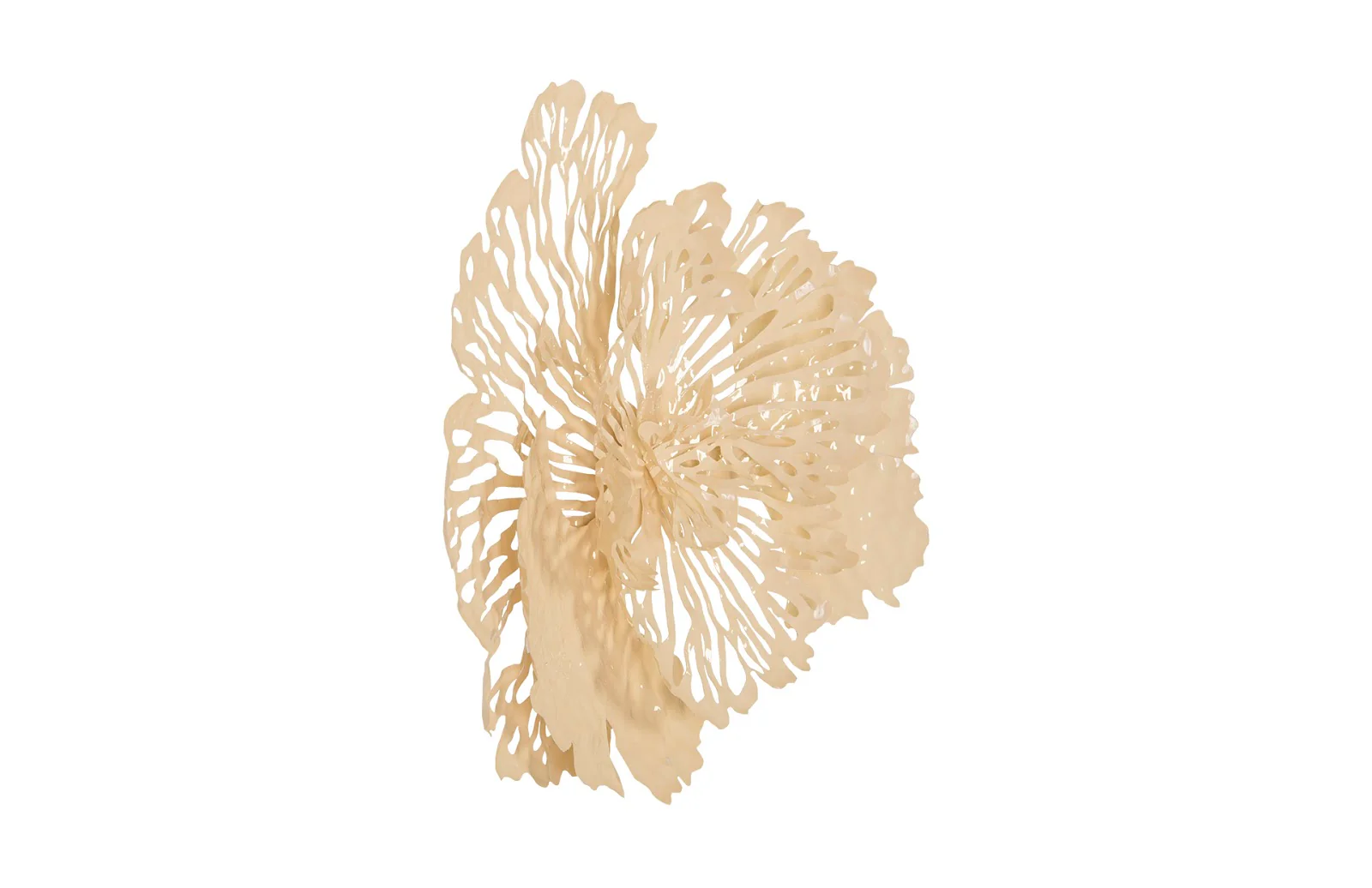 Phillips Collection Flower Wall Art, Small, Ivory, Metal - Image 5