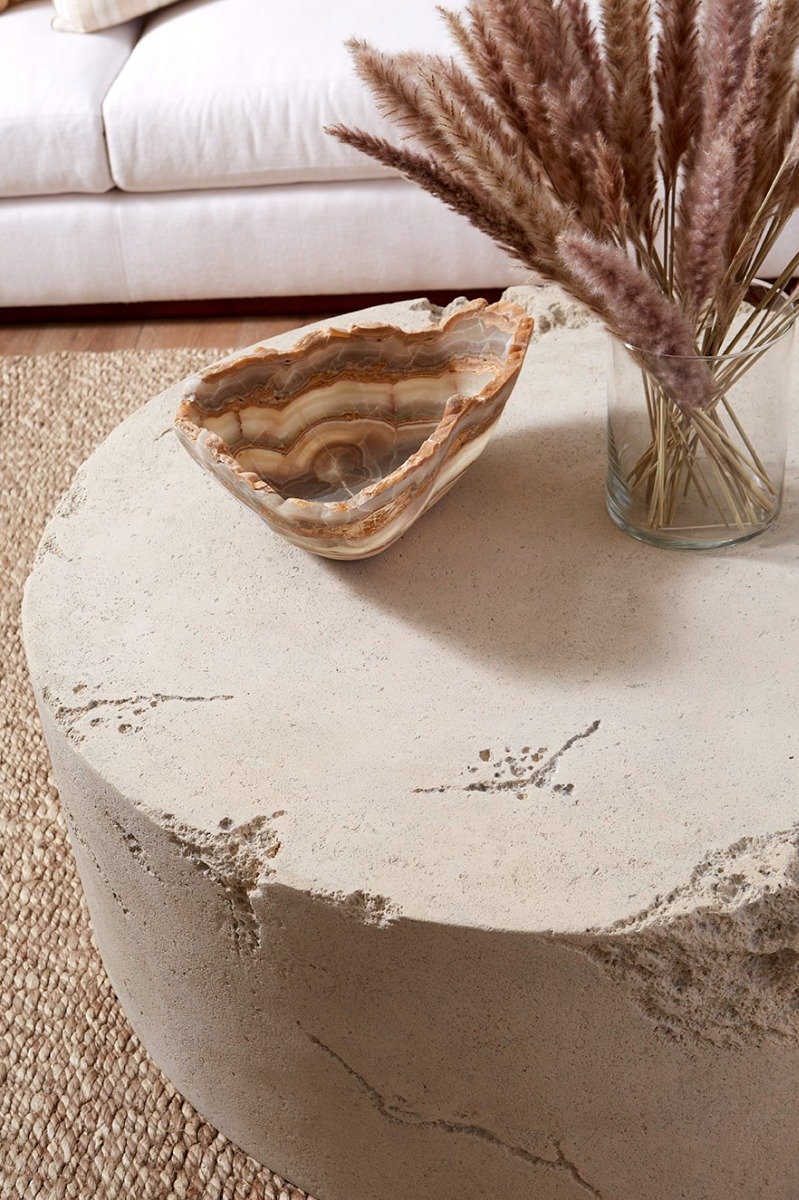 Phillips Collection Formation Coffee Table, Roman Stone - Image 3