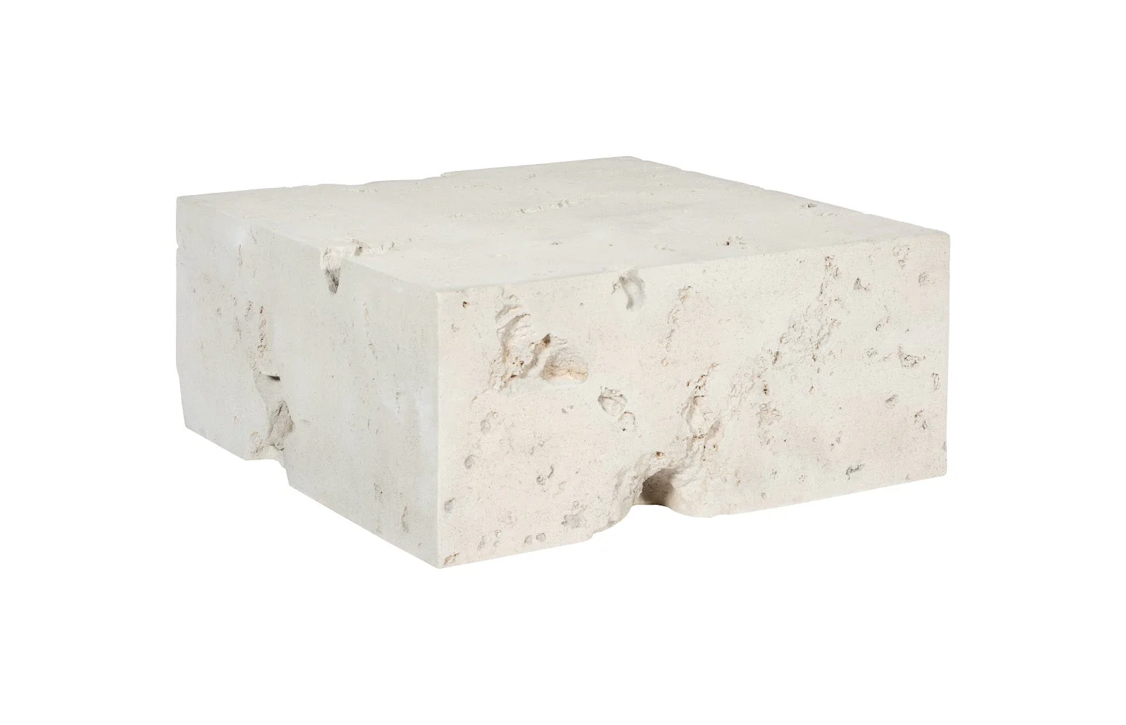 Phillips Collection Formation Coffee Table, Square, Roman Stone - Image 3