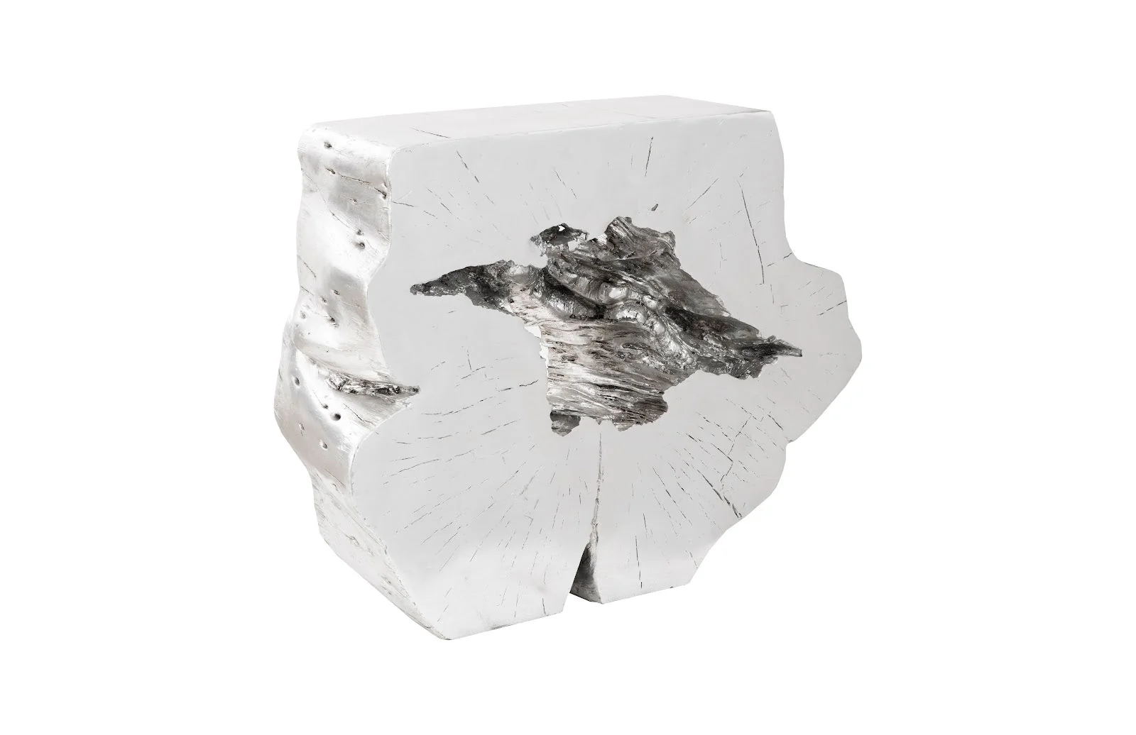 Phillips Collection Freedom Console, Silver Leaf