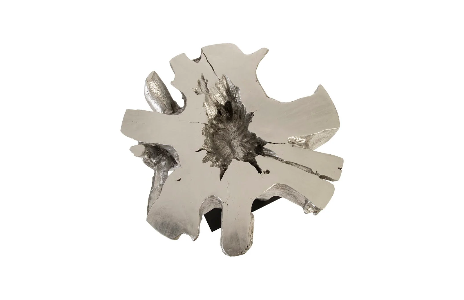 Phillips Collection Freeform Bar Table, Silver Leaf - Image 2
