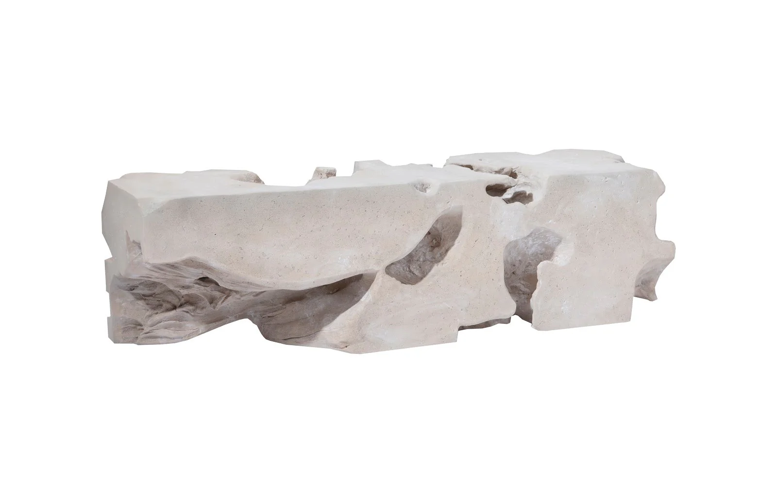 Phillips Collection Freeform Bench, Roman Stone - Image 3