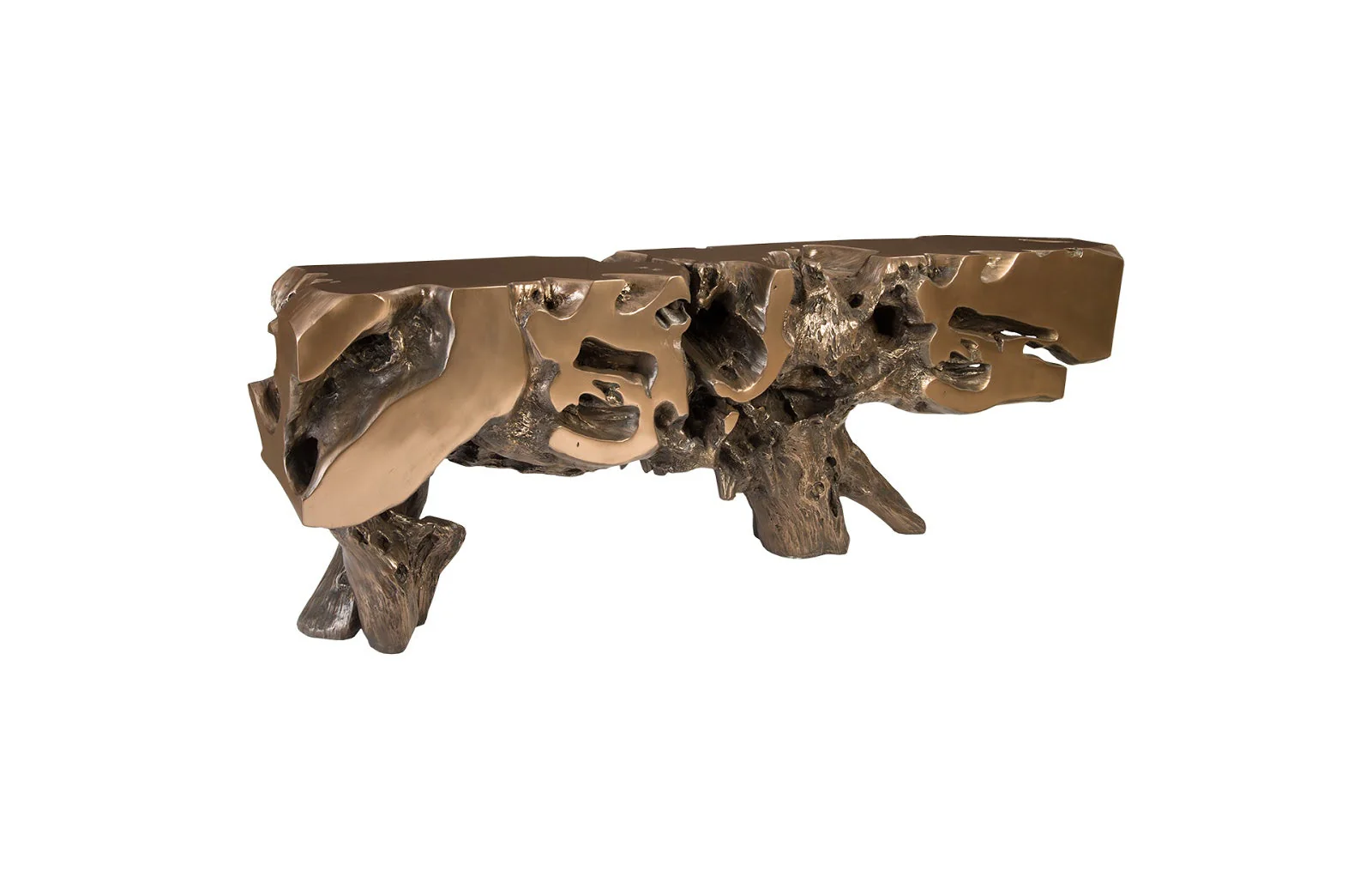 Phillips Collection Freeform Console Table,Bronze , XL
