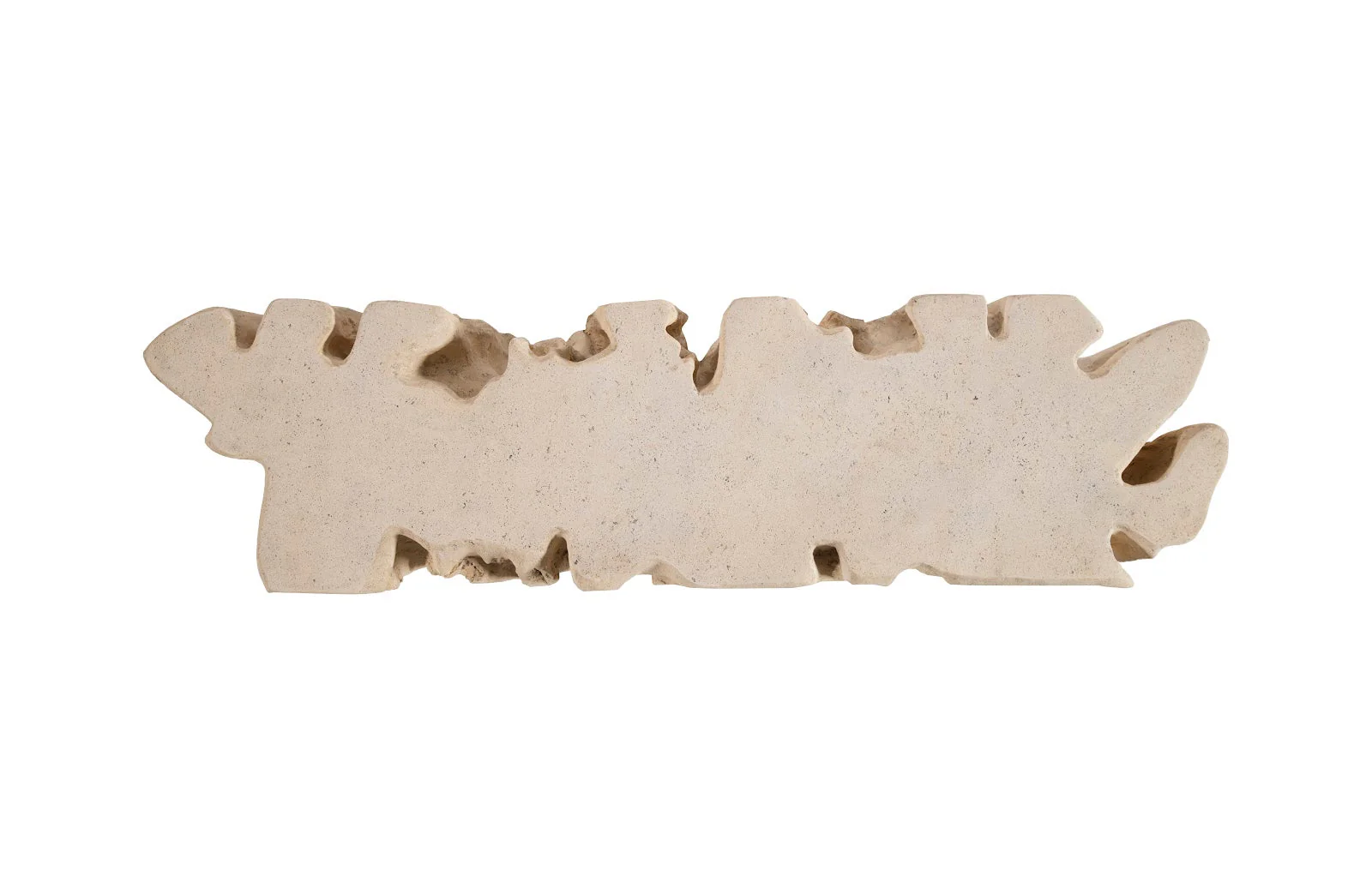 Phillips Collection Freeform Root Bench, Roman Stone - Image 2
