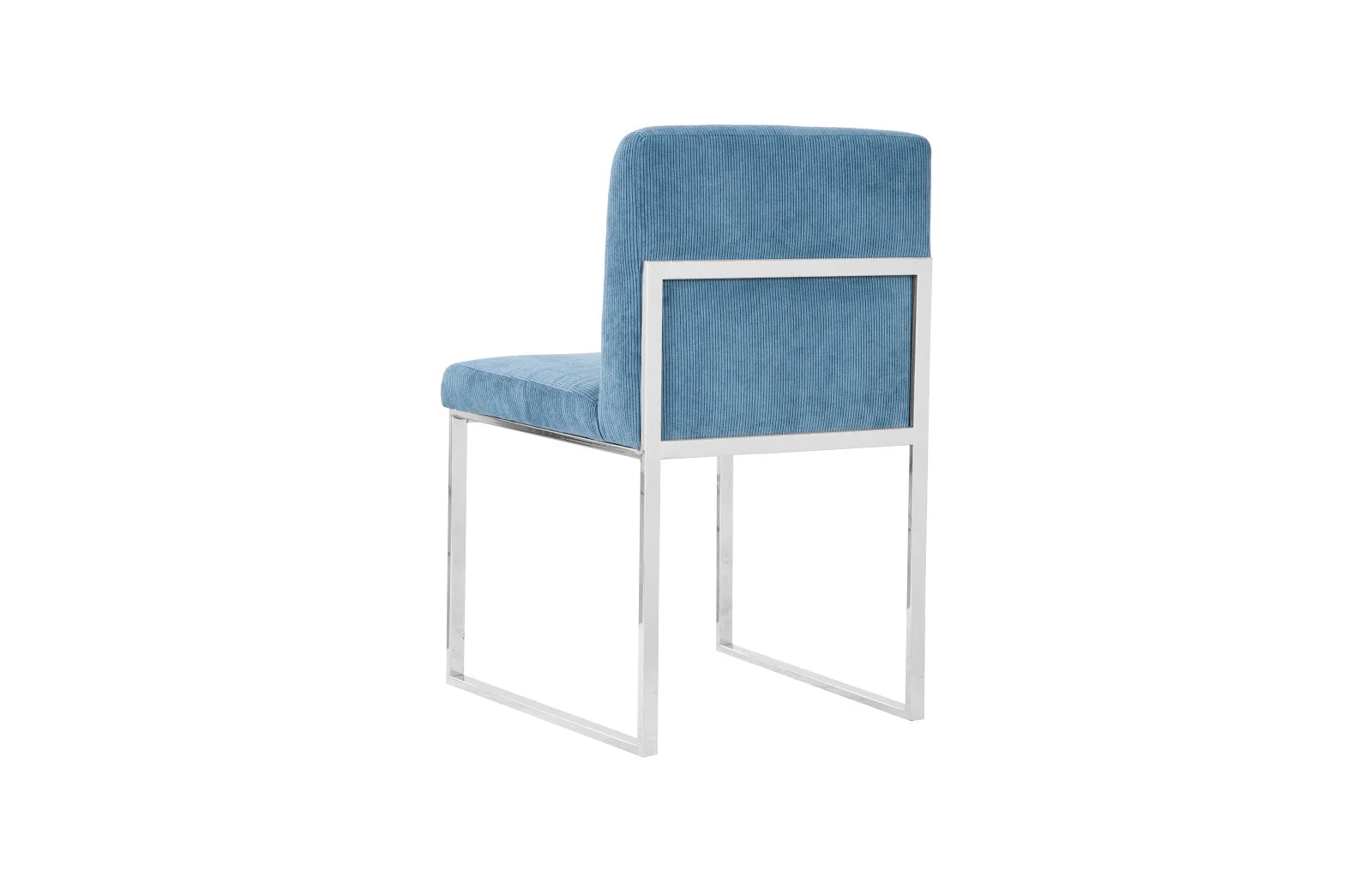 Phillips Collection Frozen Dining Chair, Corduroy Blue - Image 3