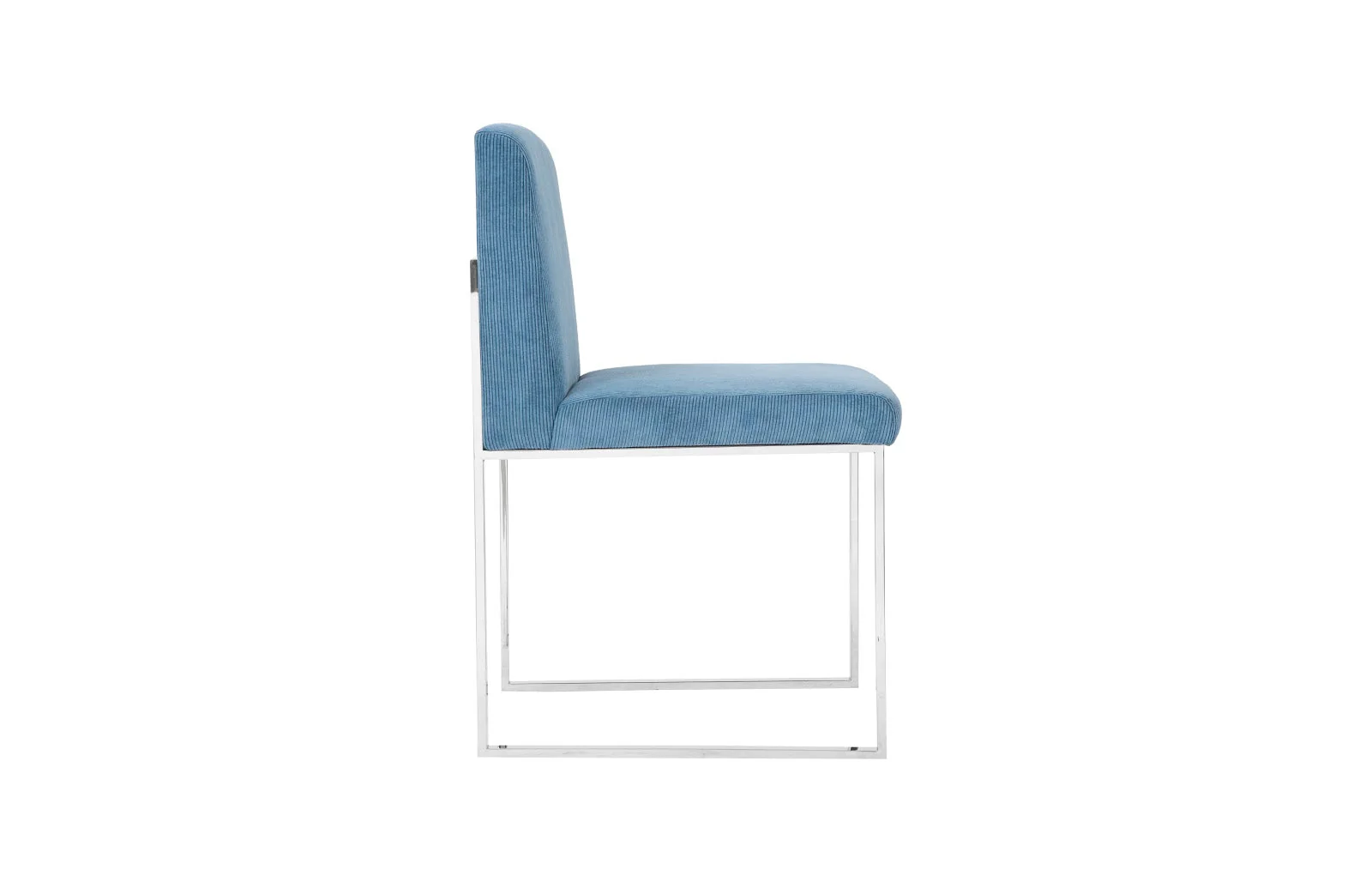 Phillips Collection Frozen Dining Chair, Corduroy Blue - Image 6