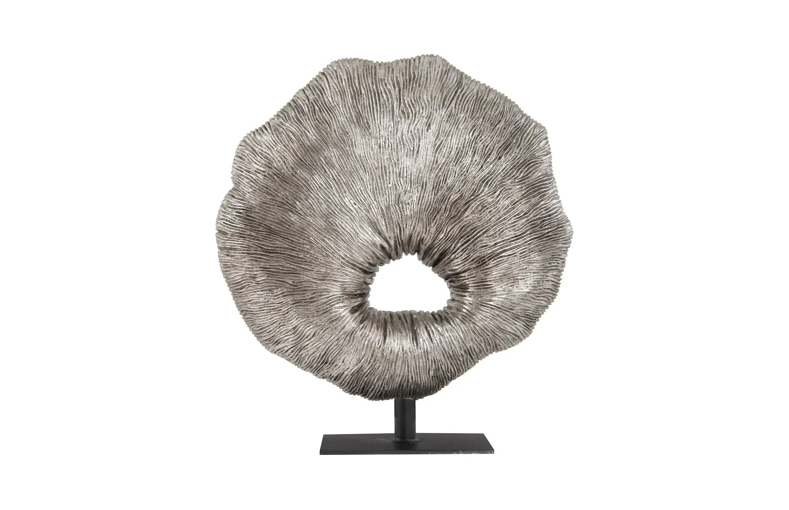 Phillips Collection Fungia Sculpture, Silver Leaf - Image 2