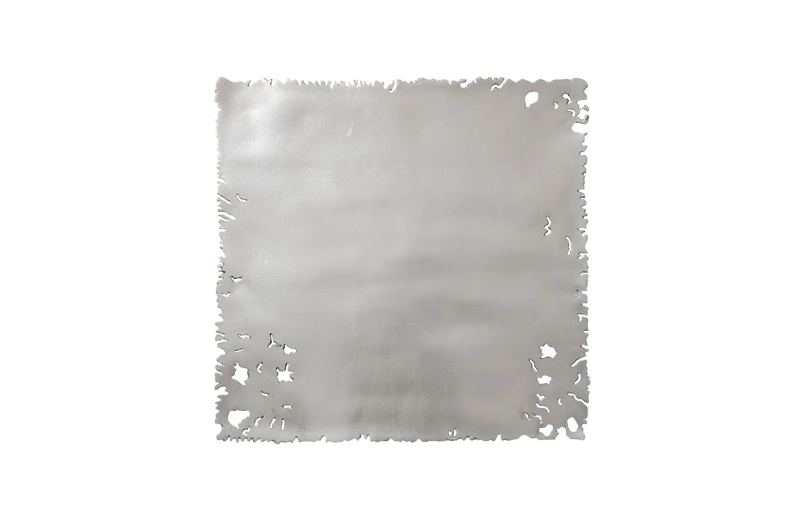 Phillips Collection Galvanized Square Wall Tile, Silver Leaf, Set 3 - CLOSEOUT - Image 4