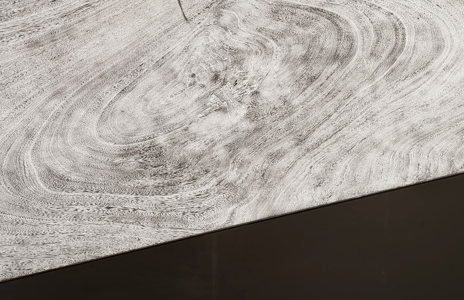 Phillips Collection Geometry Console Table, Gray Stone - Image 3