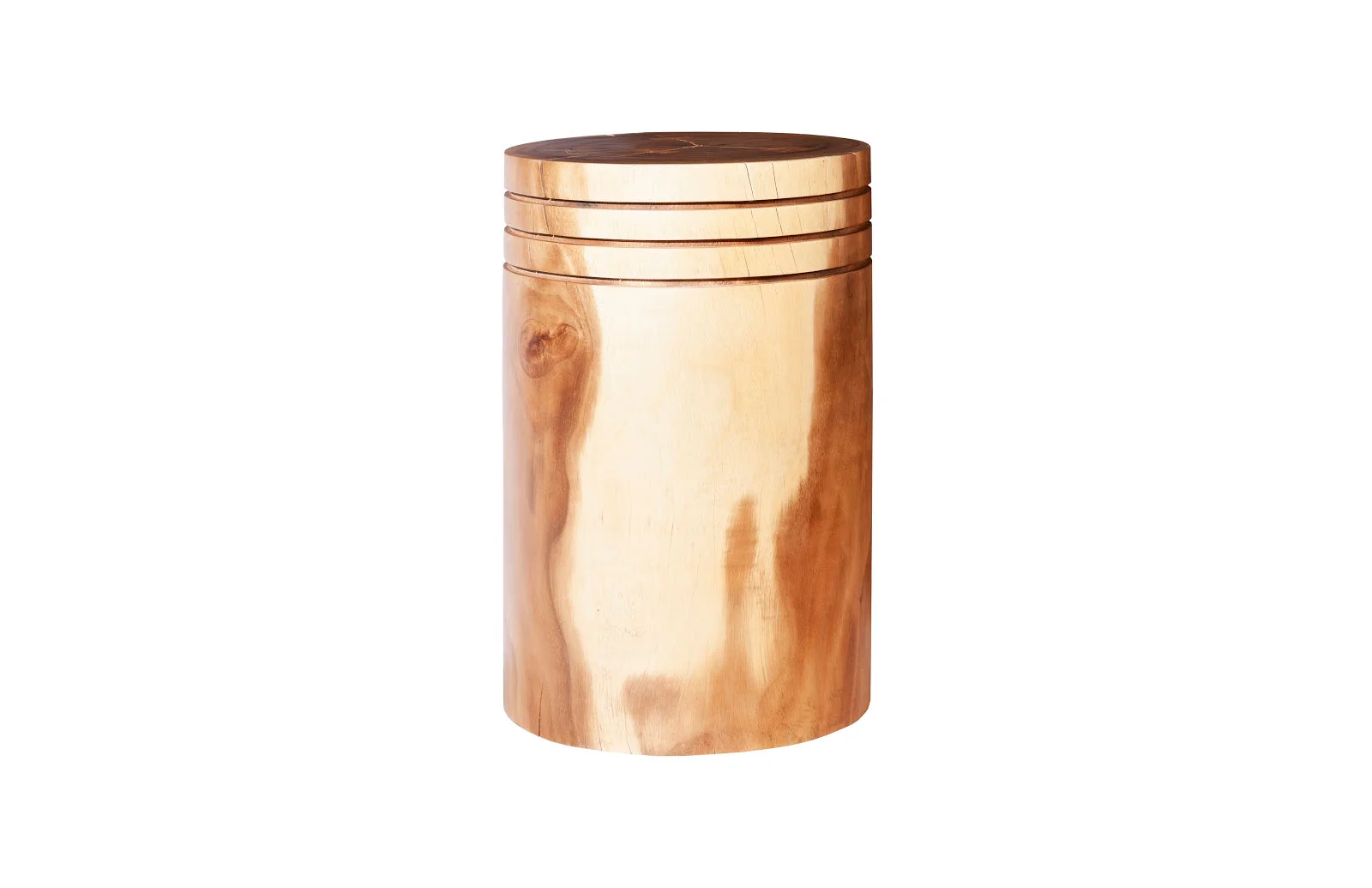 Phillips Collection Groove Pedestal, Round - Image 2