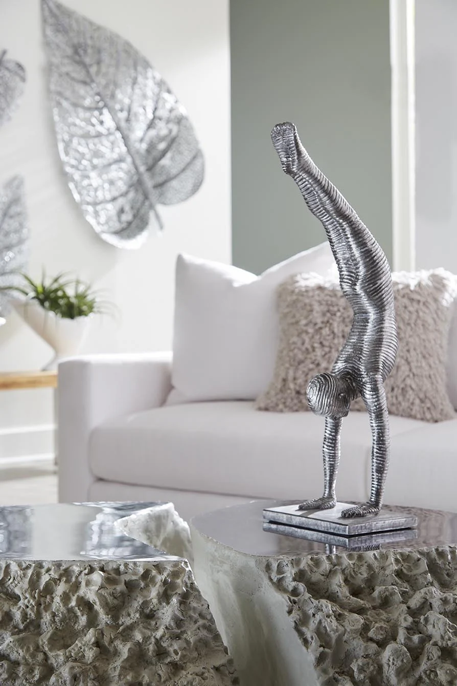 Phillips Collection Handstand Sculpture, Aluminum, Small - Image 2