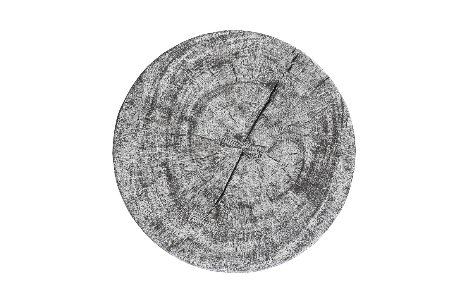 Phillips Collection Hour Glass Side Table, Gray Stone - Image 2