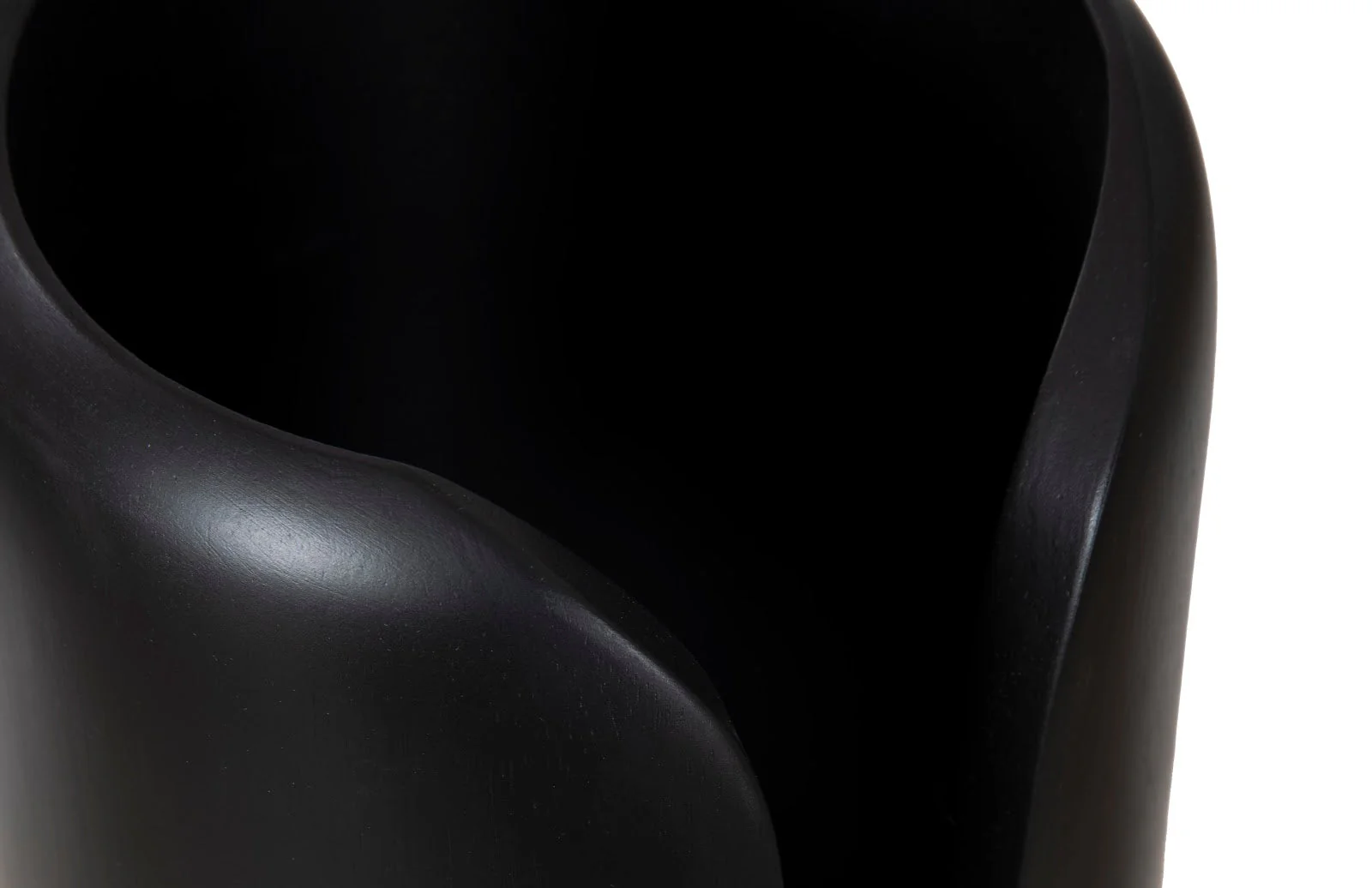 Phillips Collection Interval Wood Vase, Black, Medium - Image 5