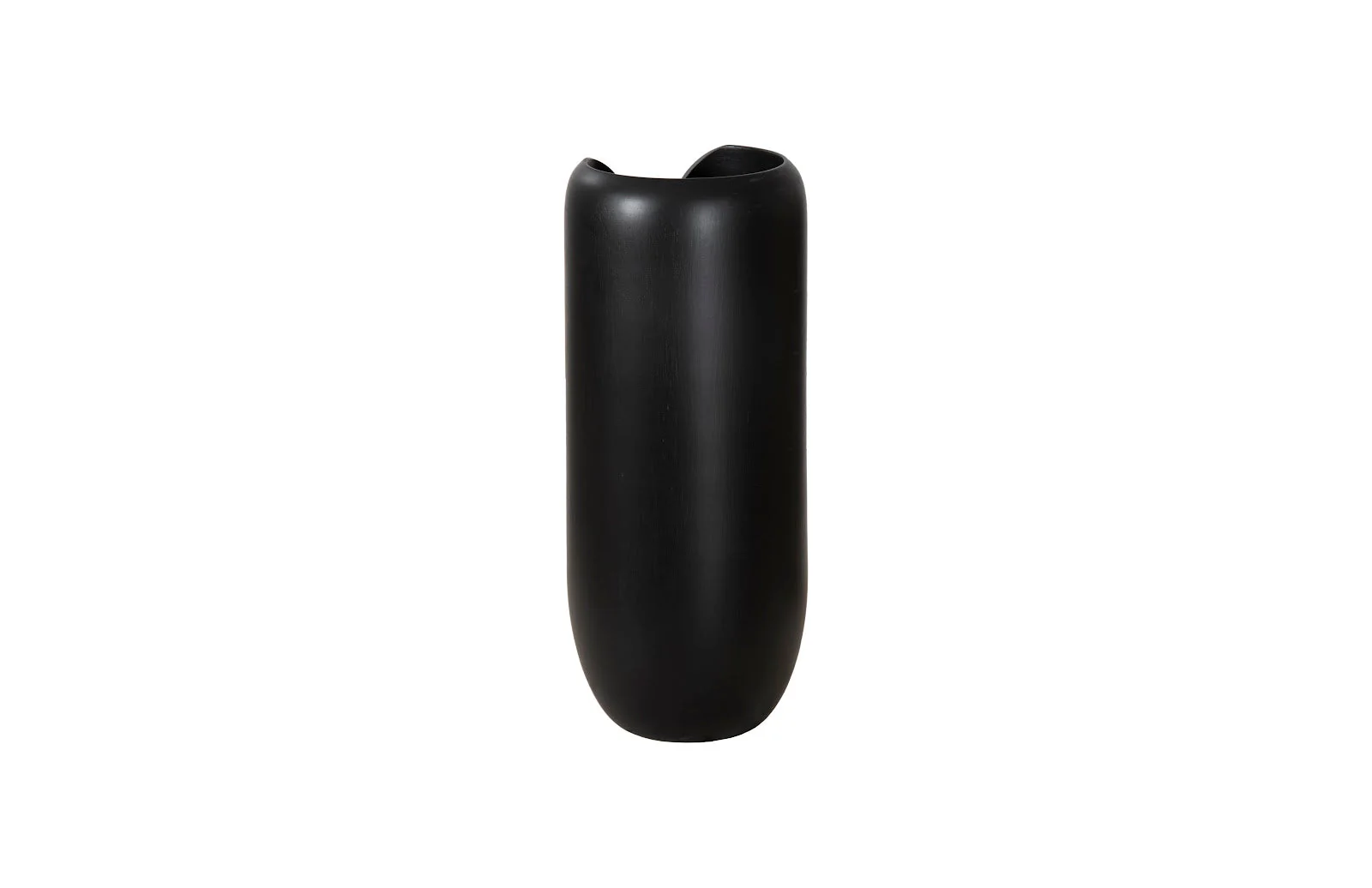 Phillips Collection Interval Wood Vase, Black, Medium - Image 6