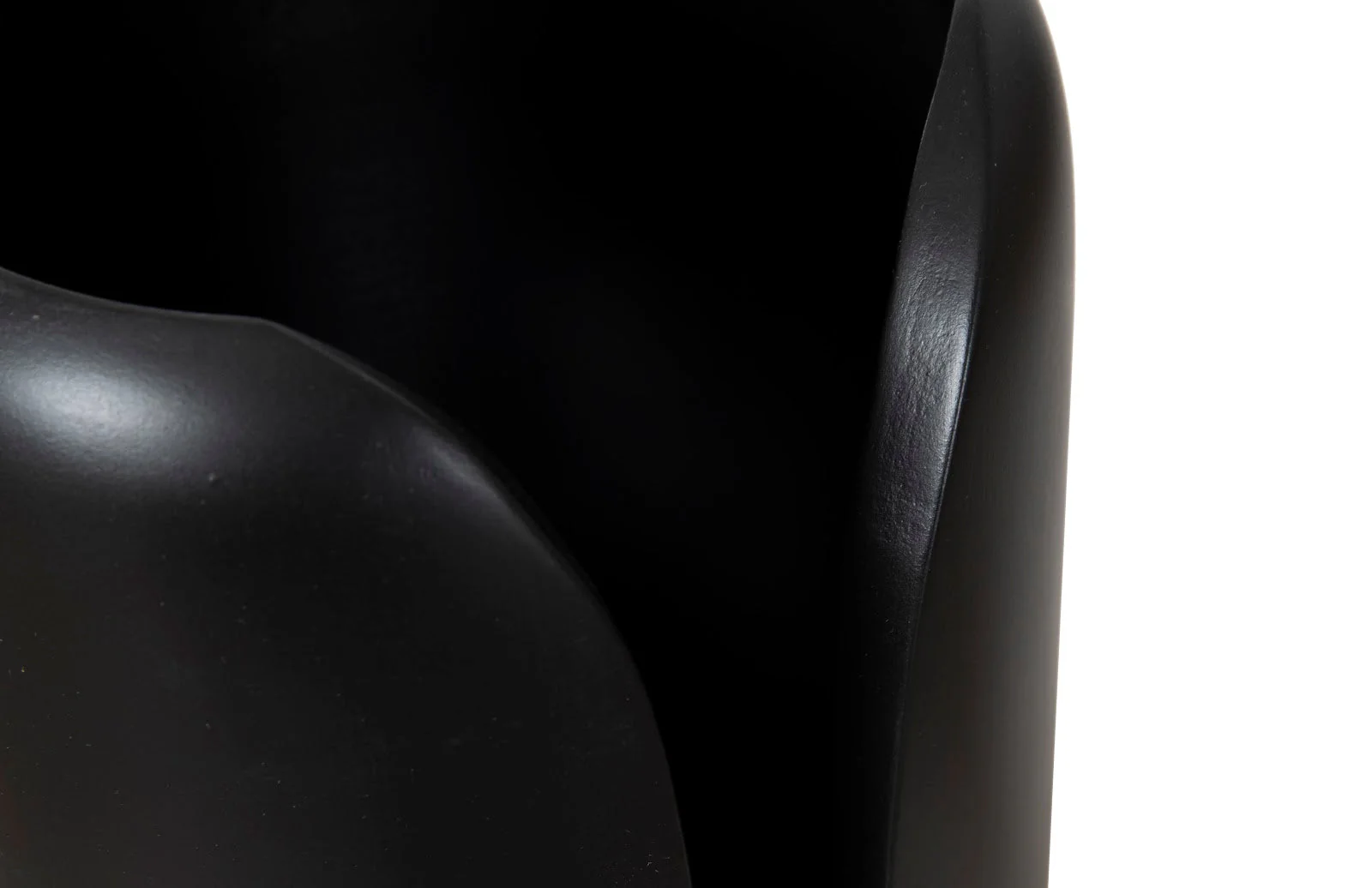 Phillips Collection Interval Wood Vase, Black, Small - Image 4