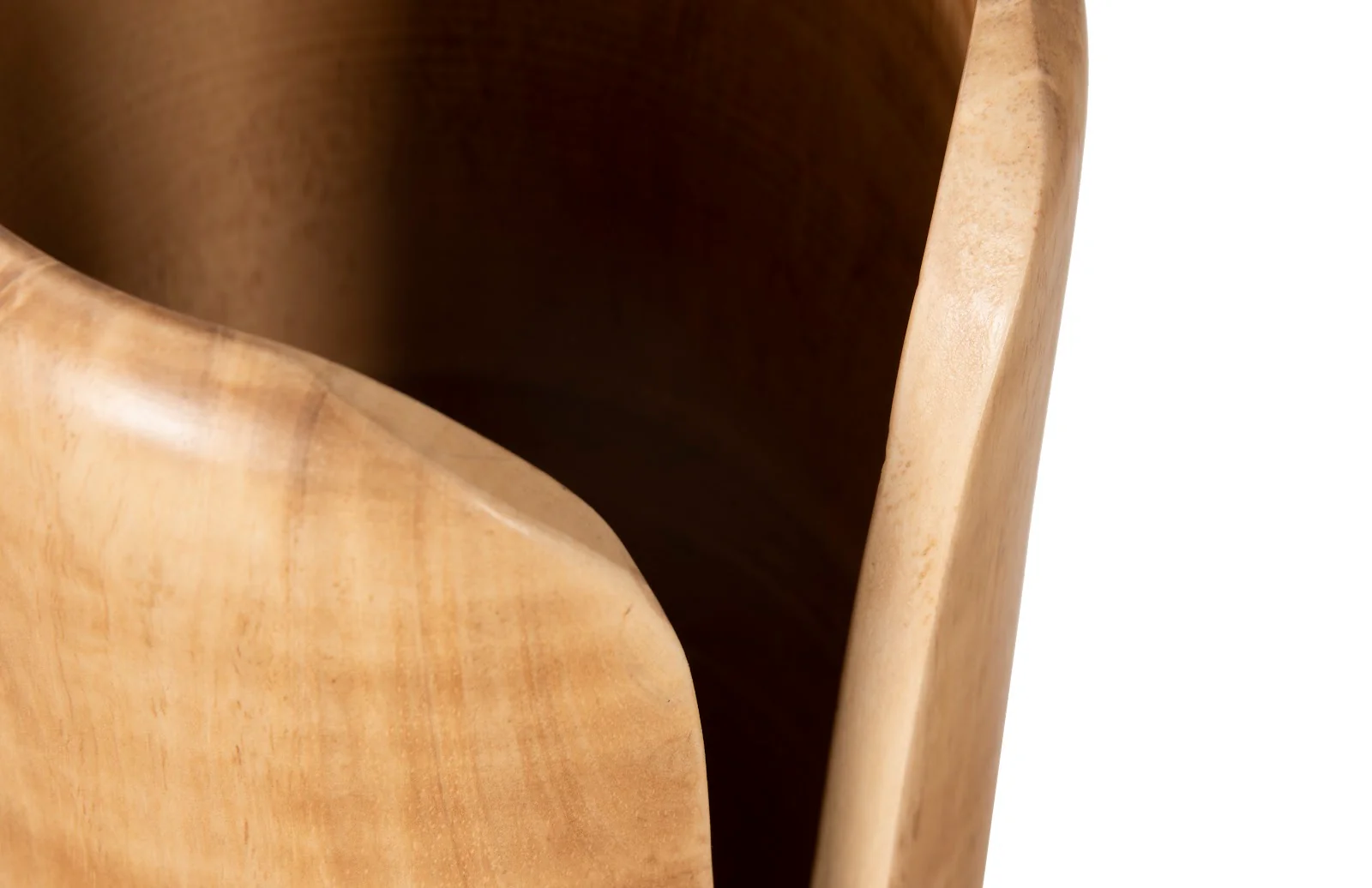 Phillips Collection Interval Wood Vase, Natural, Large - Image 4