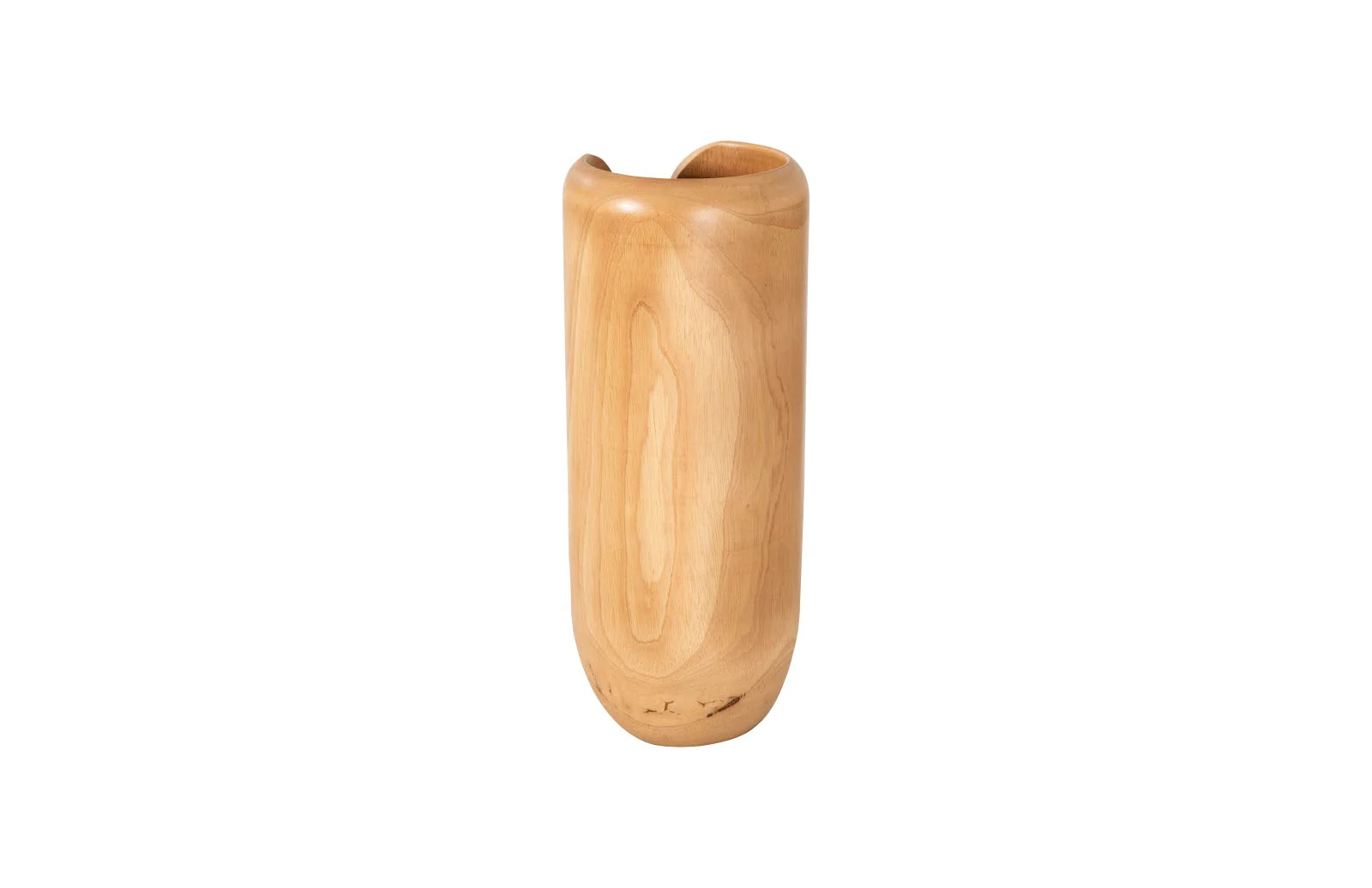 Phillips Collection Interval Wood Vase, Natural, Medium - Image 3