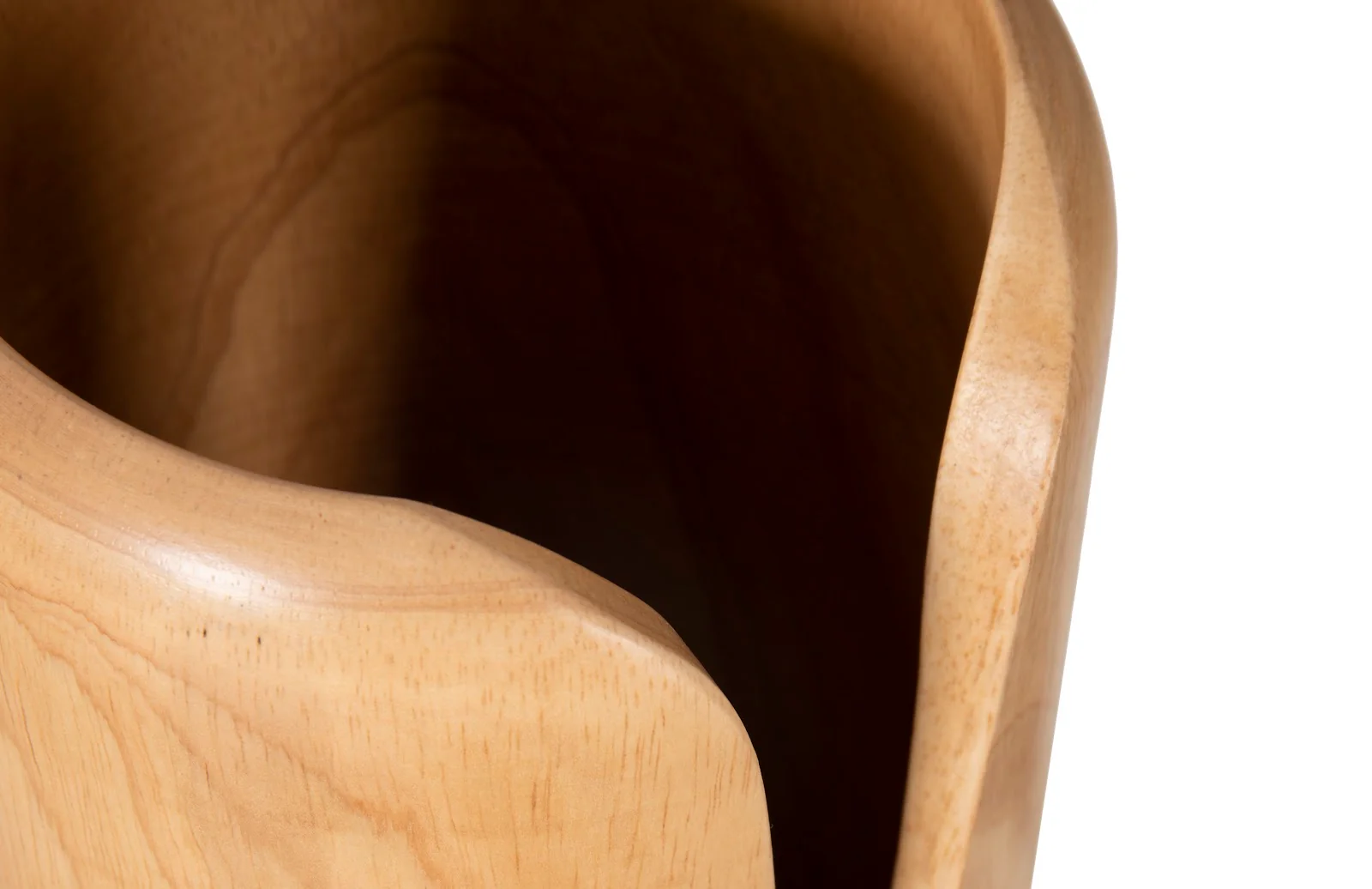 Phillips Collection Interval Wood Vase, Natural, Medium - Image 4