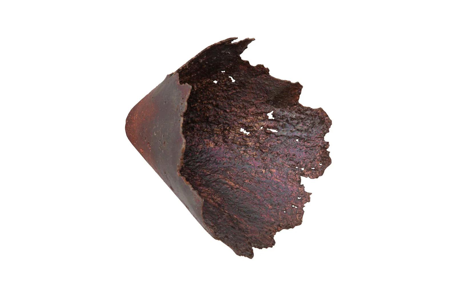 Phillips Collection Jagged Splash Bowl Wall Art, Oxidized Copper Finish