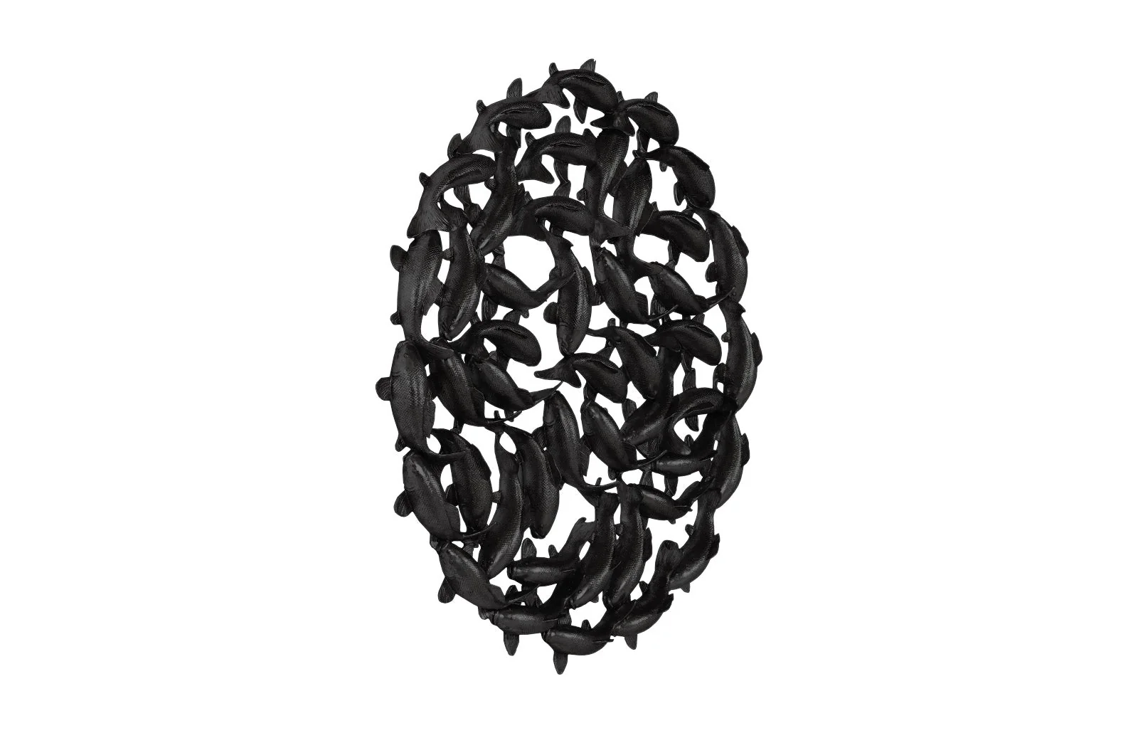 Phillips Collection Koi Wall Art, Matte Black - Image 2