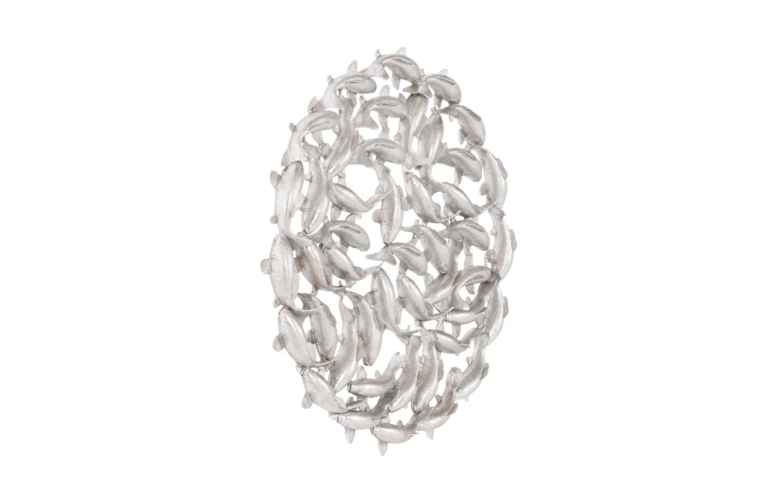 Phillips Collection Koi Wall Art, Silver Leaf - Image 2