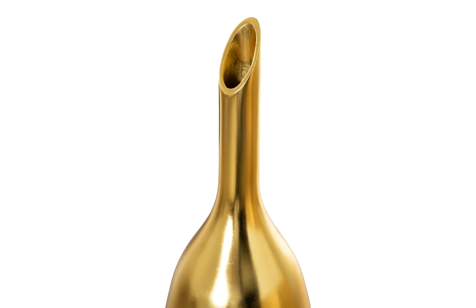 Phillips Collection Laura Vase, Gold Leaf - Image 3