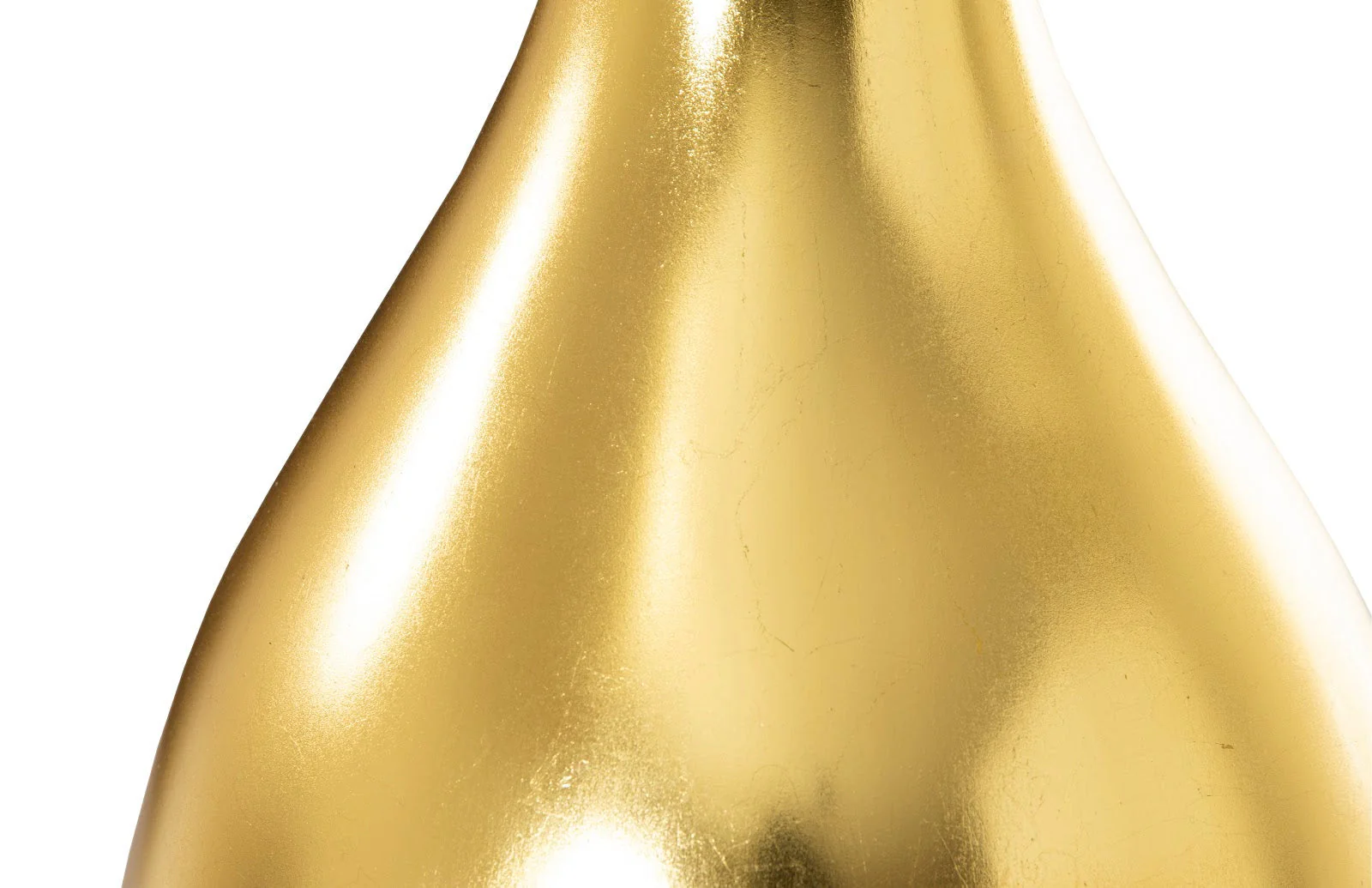 Phillips Collection Laura Vase, Gold Leaf - Image 4
