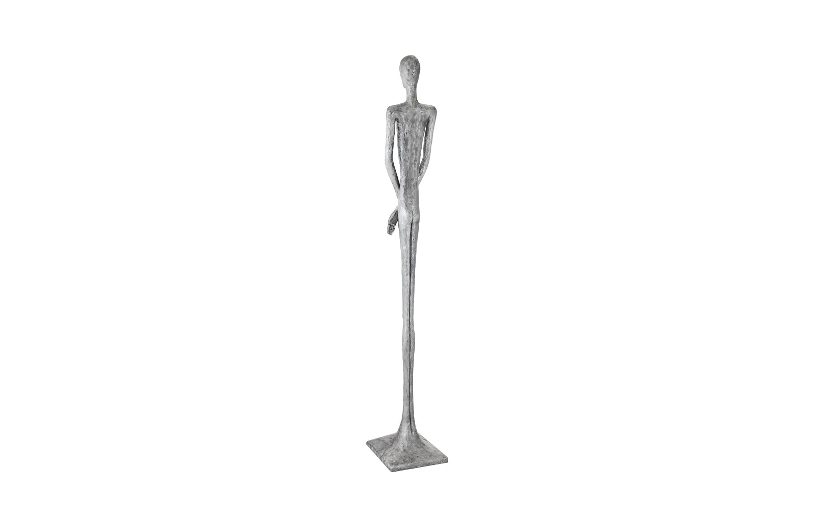 Phillips Collection Lloyd Sculpture, Resin, Liquid Silver - Image 3