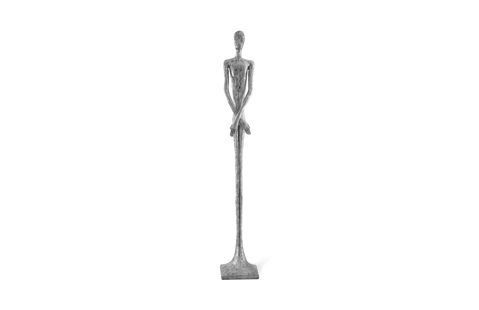 Phillips Collection Lloyd Sculpture, Resin, Silver Leaf
