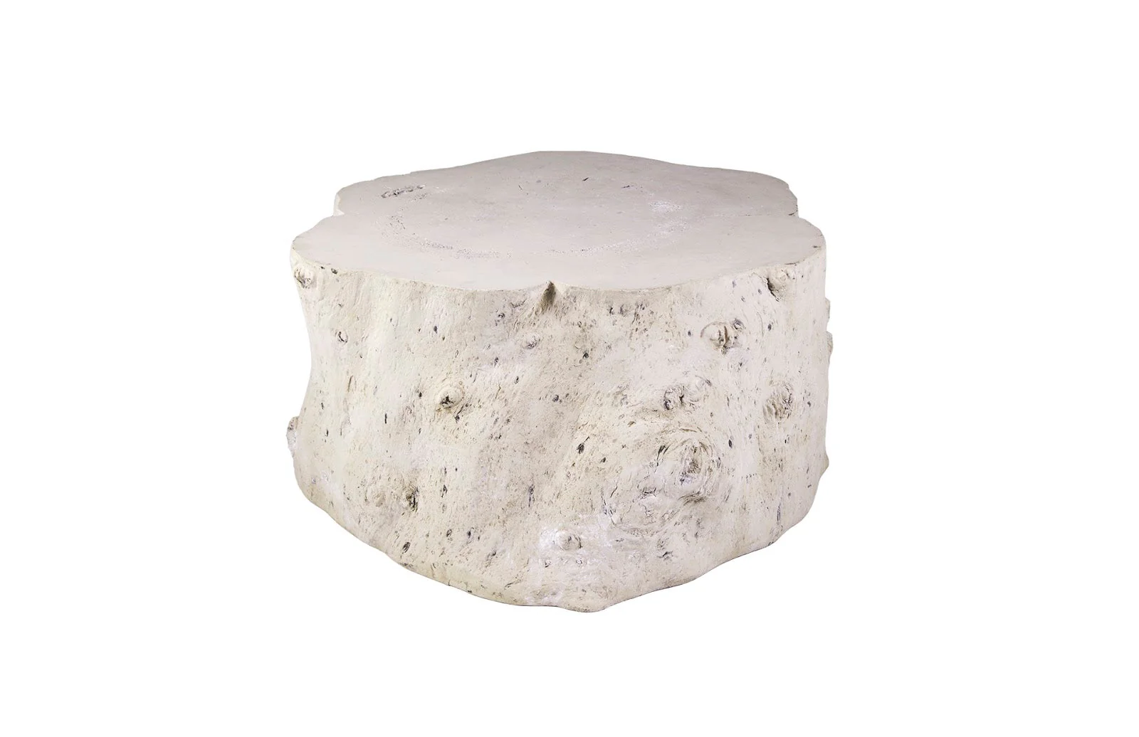 Phillips Collection Log Coffee Table, Roman Stone
