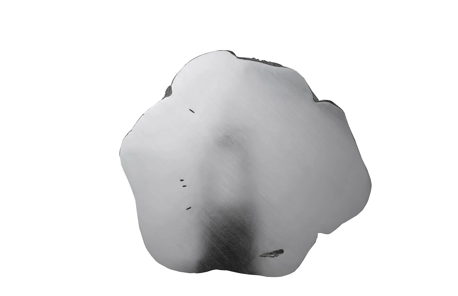 Phillips Collection Log Coffee Table, Silver Leaf - Image 4