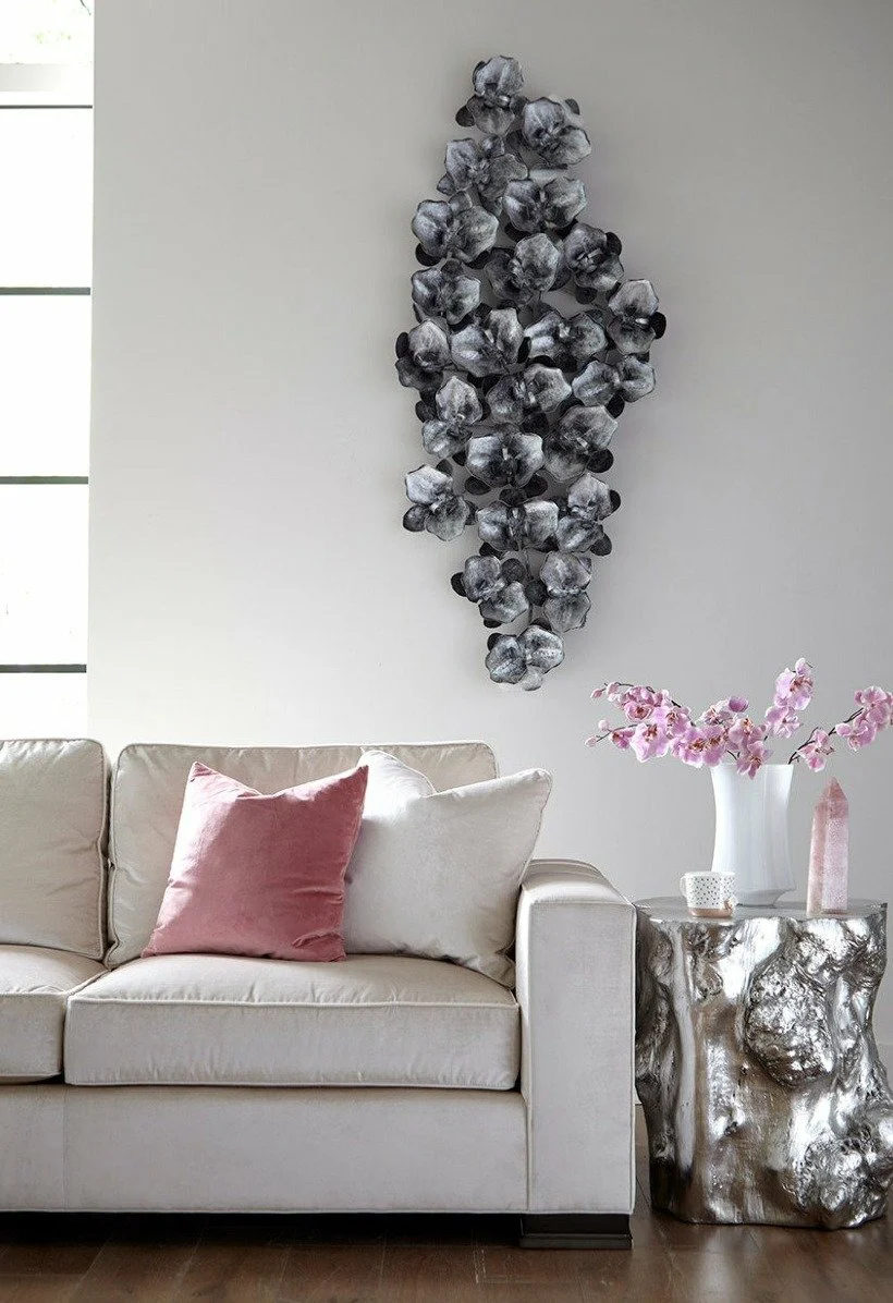 Phillips Collection Log Side Table, Silver Leaf - Image 3