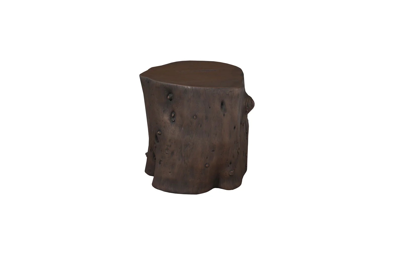 Phillips Collection Log Stool, Bronze, LG - Image 3