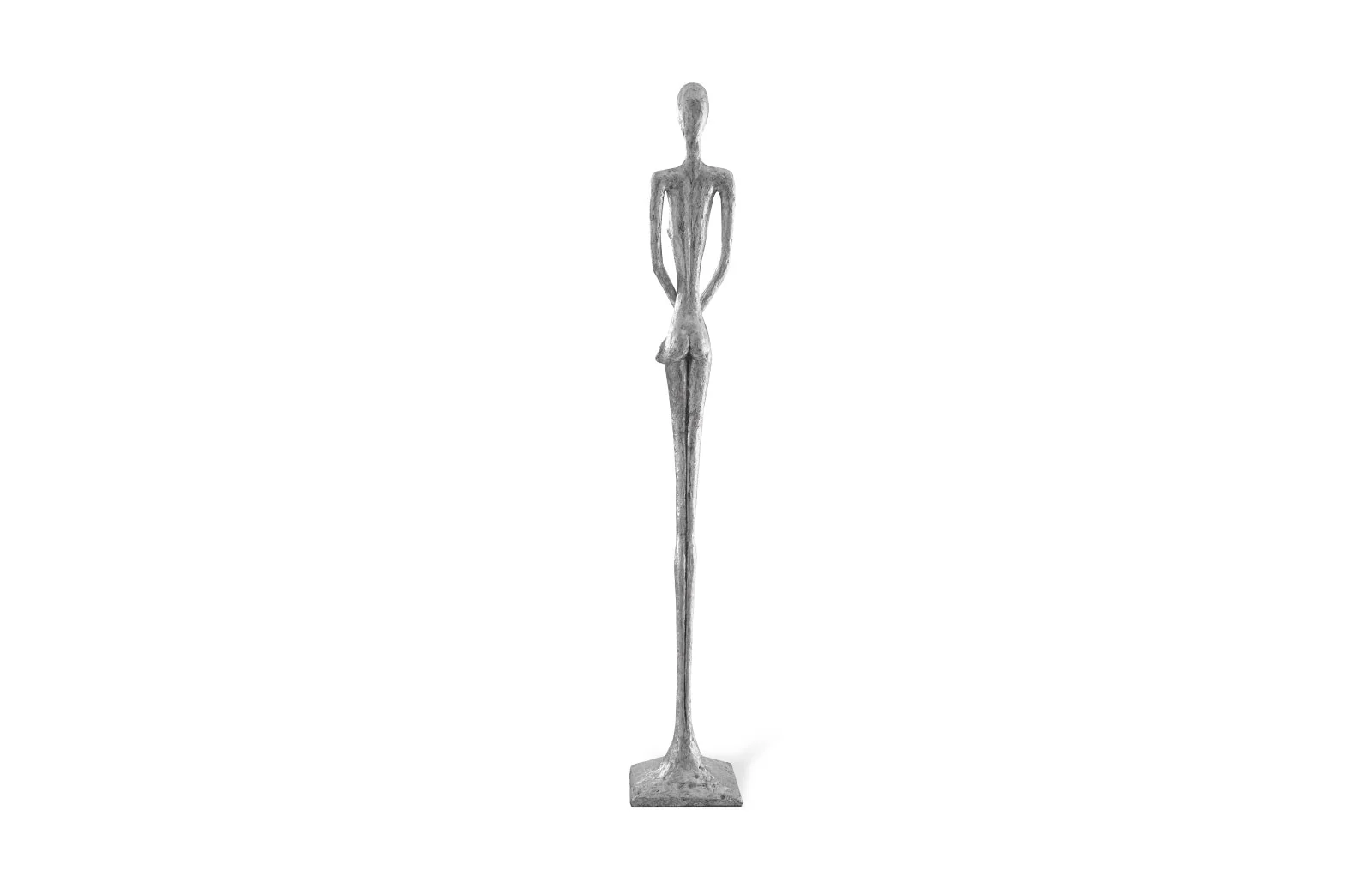 Phillips Collection Lottie Sculpture, Resin, Silver Leaf