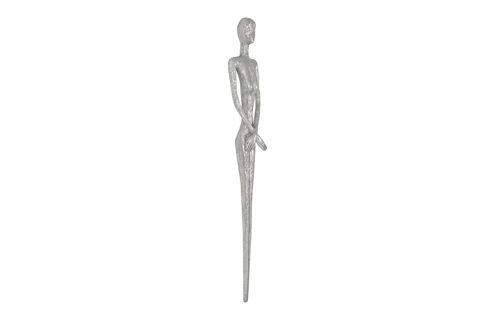 Phillips Collection Lottie Wall Sculpture, Resin, Silver Leaf - Image 2