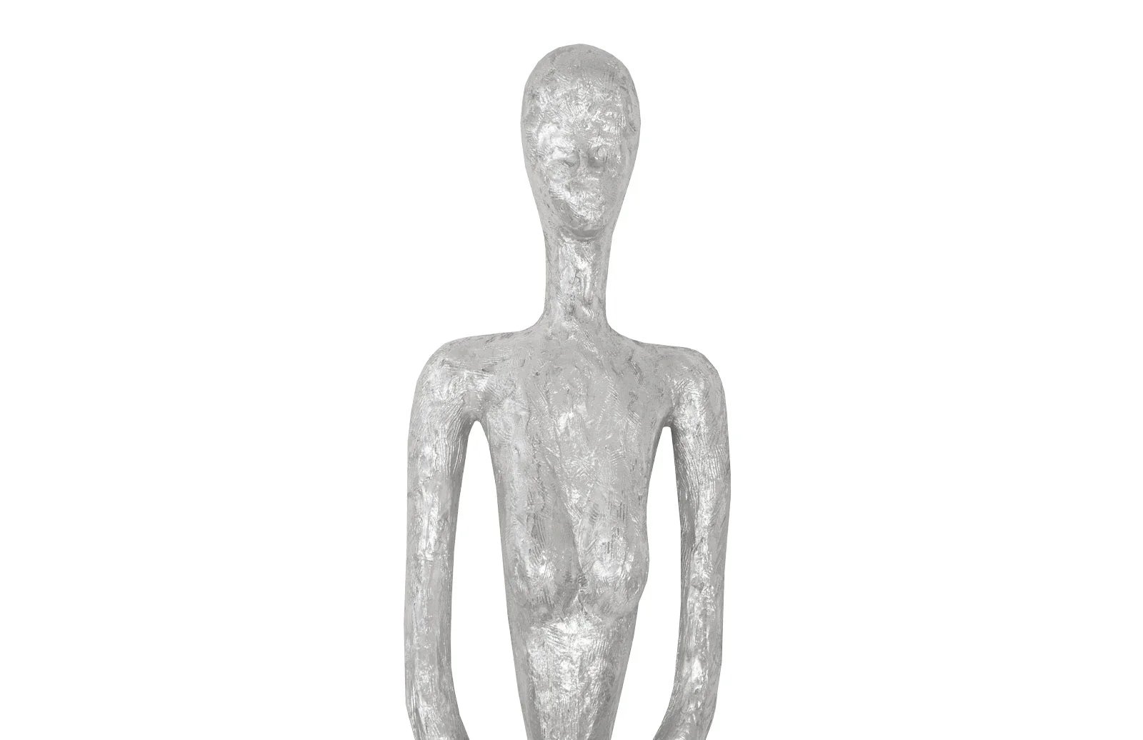 Phillips Collection Lottie Wall Sculpture, Resin, Silver Leaf - Image 3