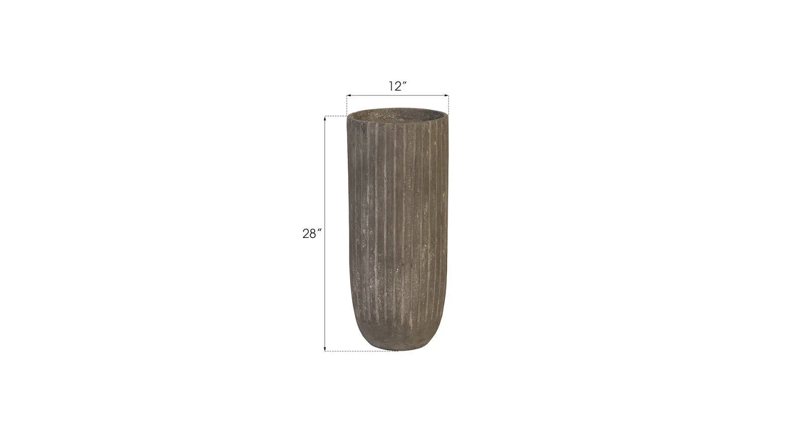 Phillips Collection Lourdes Planter, Medium, Gray - Image 6