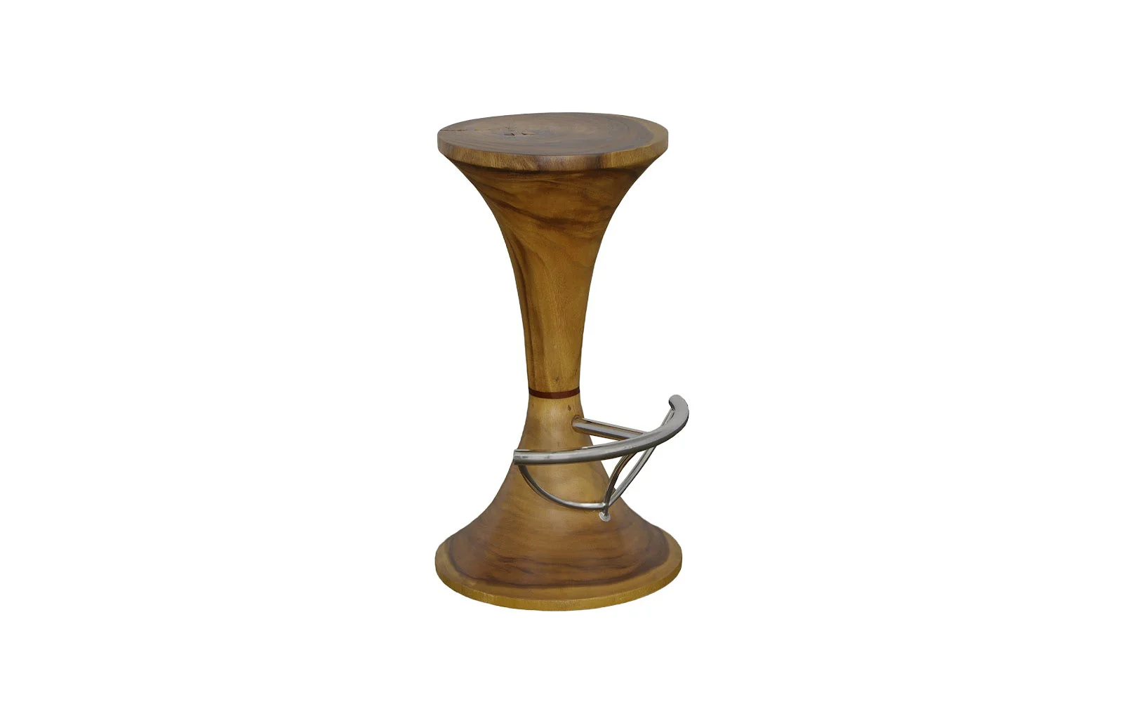 Phillips Collection Marley Bar Stool, Chamcha Wood , Natural