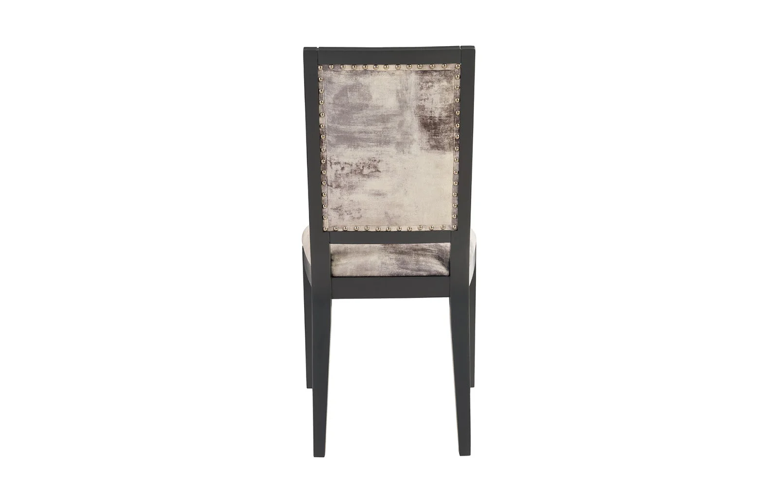 Phillips Collection Mesmerize Dining Chair, Mist Gray, Gray Wooden Legs - Image 4