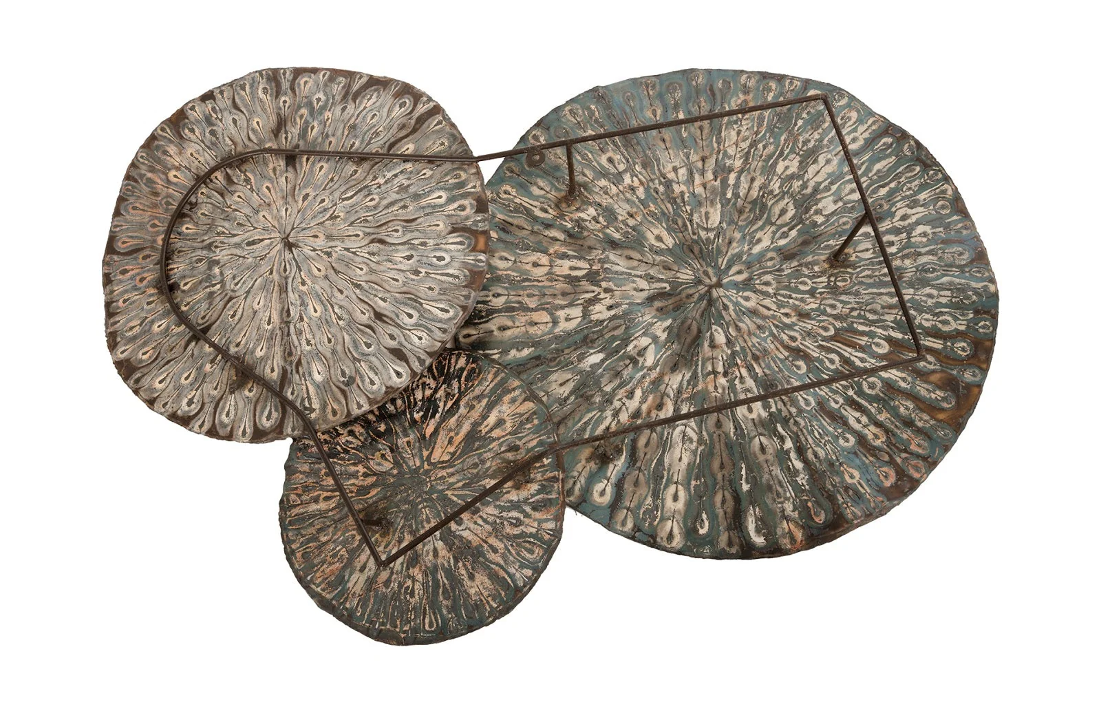 Phillips Collection Metal Lotus Wall Art, Assorted Colors - Image 3