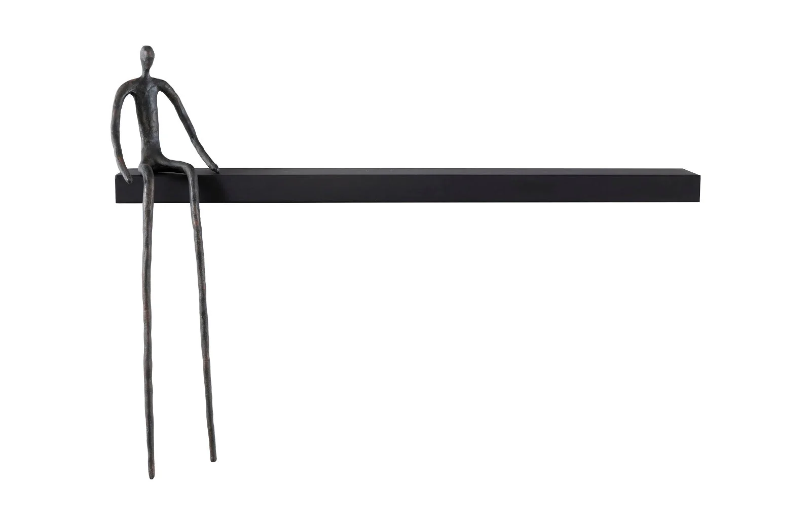 Phillips Collection Moveable Man on Shelf, Sitting, A - Image 3