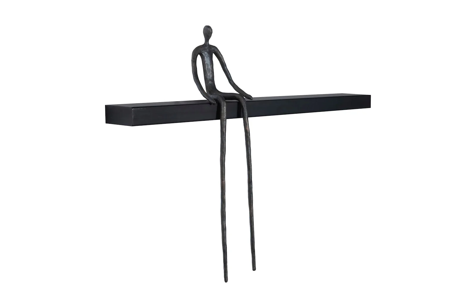 Phillips Collection Moveable Man on Shelf, Sitting, A - Image 4