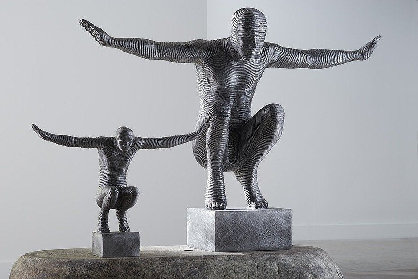 Phillips Collection Outstretched Arms Sculpture, Aluminum, Small - Image 2