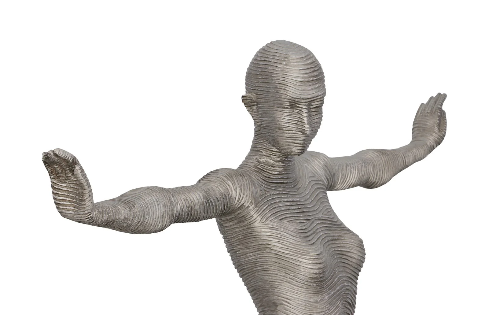 Phillips Collection Outstretched Arms Standing Sculpture, Aluminum - Image 5