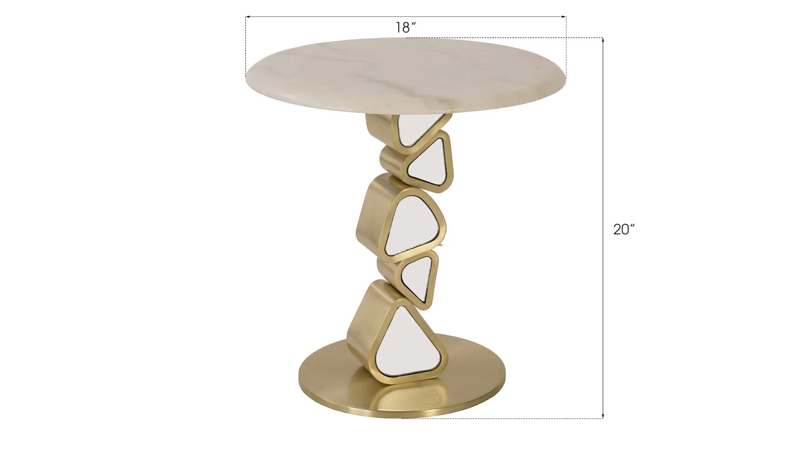 Phillips Collection Pebble End Table - Image 7