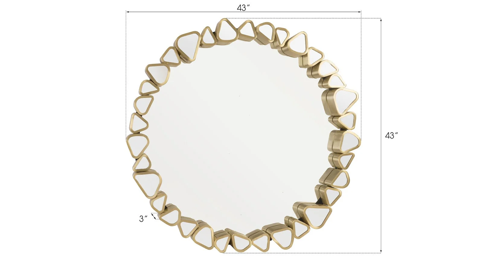 Phillips Collection Pebble Mirror, Round - Image 9