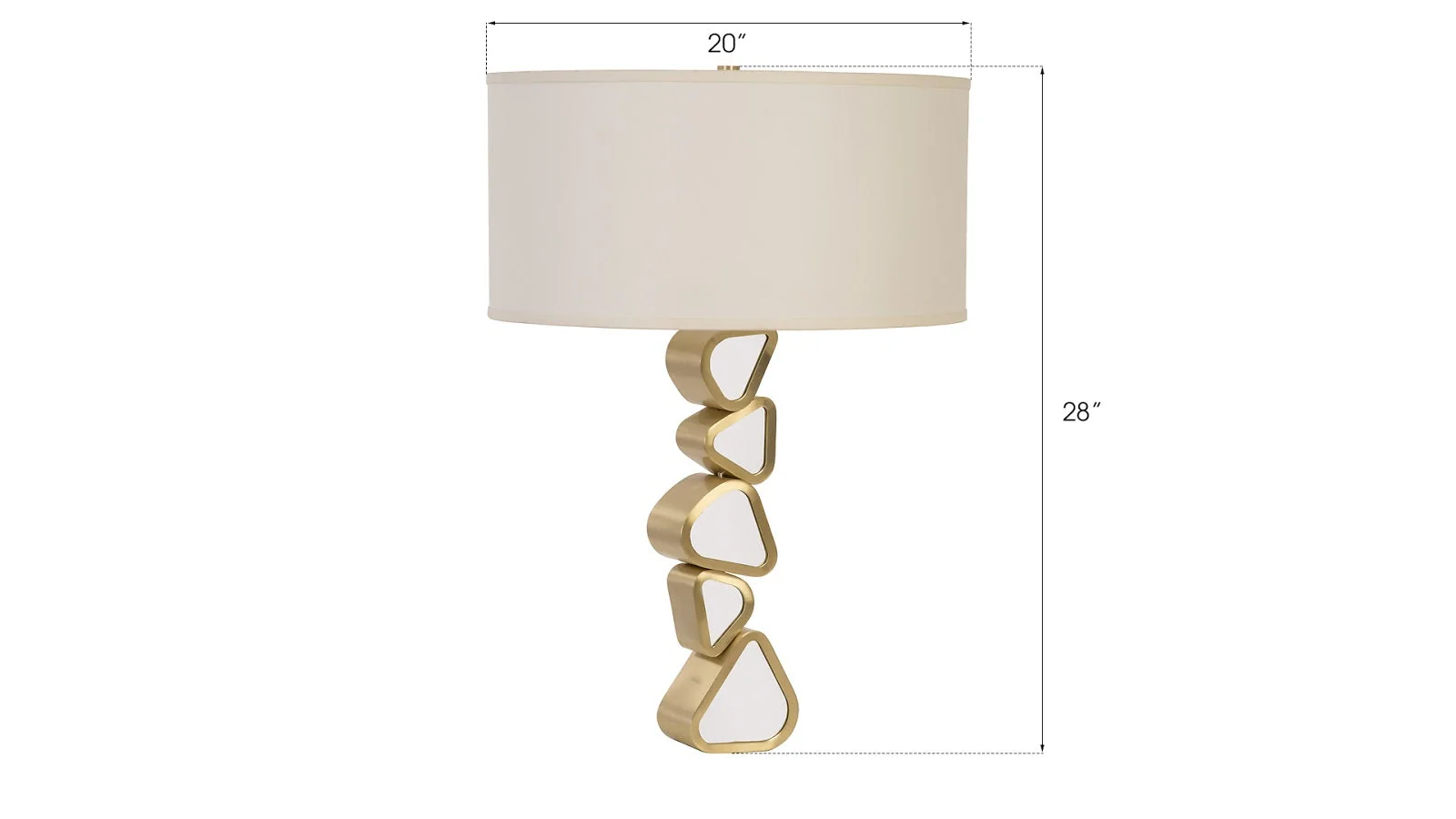 Phillips Collection Pebble Table Lamp - Image 7